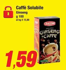 Crastan - Caffè Solubile Ginseng