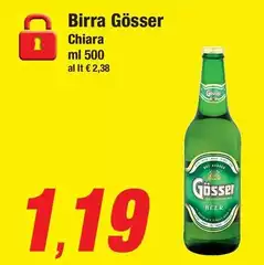 Gösser - Birra Chiara