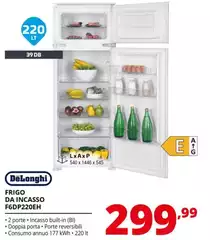 De Longhi - Frigo Da Incasso F6DP220EH 