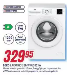 Beko - Lavatrice Bmwru3821w
