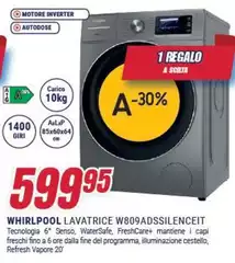 Whirlpool - Lavatrice W809Adssilenceit