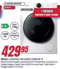 Midea - Lavatrice MF200W120WB/W-IT