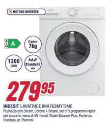 Indesit - Lavatrice IMA762MYTIME