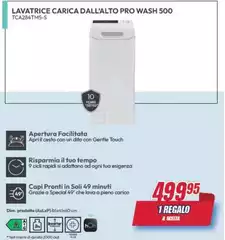 Tempo - Lavatrice Carica Dall'Alto Pro Wash 500