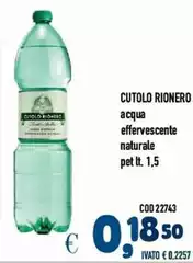 Cutolo rionero - Acqua Effervescente Naturale
