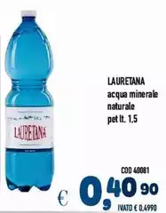 Lauretana - Acqua Minerale Naturale Pet