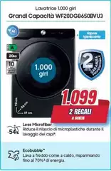 Samsung - Lavatrice 6000 Giri Wf20dg8650bv3