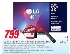 LG - Tv Oled EVO AI 48" Serie C5 OLED48C55LA
