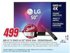 LG - Tv QNED Ai 50" Serie 86A 50QNED86A6C