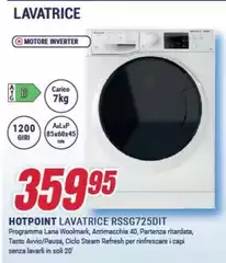 Hotpoint - Lavatrice Assg725DIT
