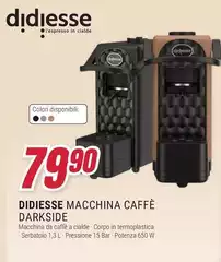 Didiesse - Macchina Caffè Darkside