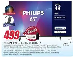 Philips - Tv Led 65" 65PUS8010/12