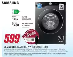 Samsung - Lavatrice WW10FG6U94LBU3