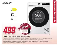 Candy - Asciugatrice BPS8N2BXS Candy - Asciugatrice BPS8N2BXS