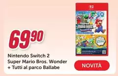Nintendo - Switch 2 Super Mario Bros. Wonder + Tutti Al Parco Ballabe