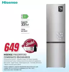Hisense - Frigorifero Combinato RB434N4BCB