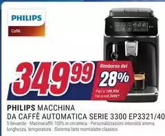 Philips - Macchina Da Caffè Automatica Serie 3300 EP3321/40