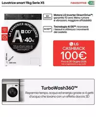 LG - Lavatrice Smart 11kg Serie X5