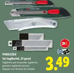 Parkside - Set Taglierini, 33 Pezzi