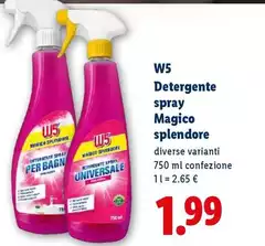 W5 - Detergente Spray Magico Splendore