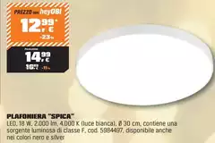 Plafoniera "spica"