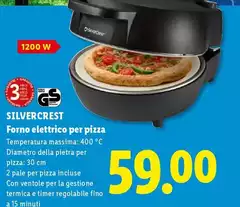 Silvercrest - Forno Elettrico Per Pizza