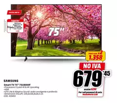 Samsung - Smart TV 75" 75U900F