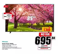 Hisense - Smart TV 85" 85A60