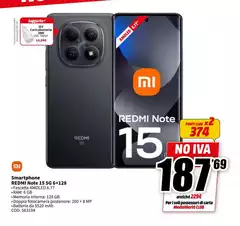 Xiaomi - Smartphone Redmi Note 15 5g 6+128 Xiaomi - Smartphone Redmi Note 15 5g 6+128