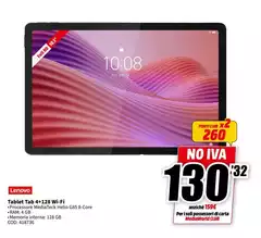 Lenovo - Tablet Tab 4+128 Wi-fi