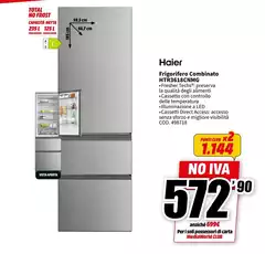 Haier - Frigorifero Combinato HTRB3816NCMG Haier - Frigorifero Combinato HTRB3816NCMG