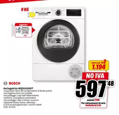 Bosch - Asciugatrice WQG2420OIT