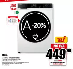 Haier - Lavatrice HV100-BP1435