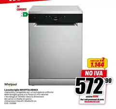 Whirlpool - Lavastoviglie WHF4FAL8ENCX
