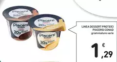 Conad - Linea Dessert Proteici Piacersi Conad - Linea Dessert Proteici Piacersi