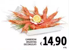 Gamberoni Argentina Decongelati