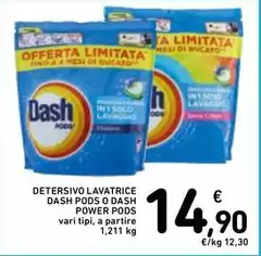 Dash - Detersivo Lavatrice Pods O  Power Pods