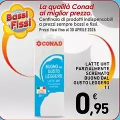 Bassi - Latte UHT Parzialmente Scremato Buono Dal Gusto Leggero