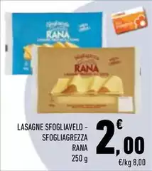 Rana - Lasagne Sfogliavelo- Sfogliagrezza
