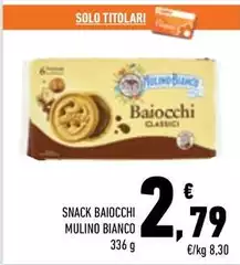 Mulino Bianco - Snack Baiocchi