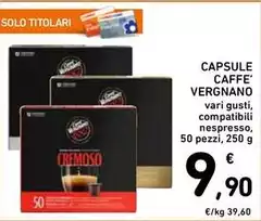 Vergnano - Capsule Caffe'