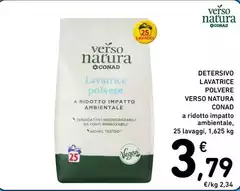 Conad - Detersivo Lavatrice Polvere Verso Natura