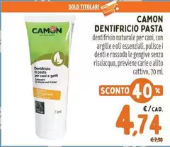 Camon - Dentifricio Pasta