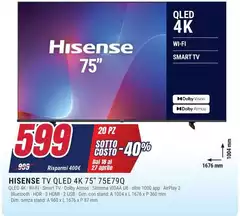 Hisense - Tv Qled 4k 75" 75E79