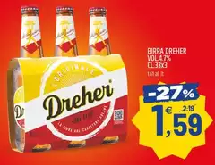 Dreher - Birra Vol.47% CL33X3