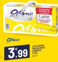 Optimo - Latte  Parzialmente Scremato