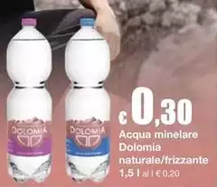 Dolomia - Acqua Minelare Naturale/frizzante