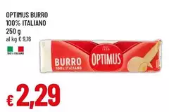 Optimus - Burro 100% Italiano