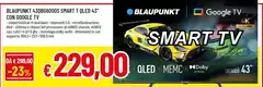 Blaupunkt - Tv 43QBG6000S Smart T Qled 43" Con Google Tv