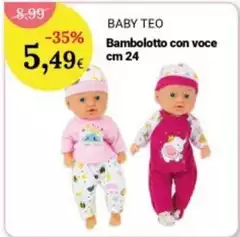 Tecno baby - Bambolotto Con Voce